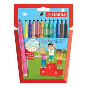 Fasermarker STABILO Trio A-Z - 12er Set